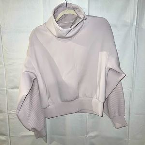 Lululemon pull over turtle neck sweater, lavender, size 4